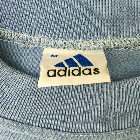 Adidas Logo Tee Shirt Active Fitness Sport Gym M - Picture 3 of 6